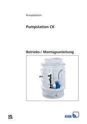 KSB CK-Serie Betriebs- Und Montageanleitung