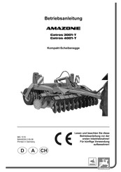 Amazone Catros 3001-T Betriebsanleitung
