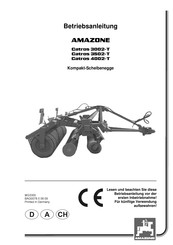 Amazone Catros 4002-T Betriebsanleitung