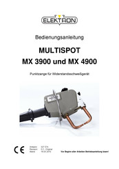 Elektron MULTISPOT MX 4900 Bedienungsanleitung