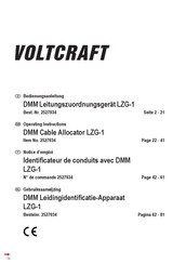VOLTCRAFT LZG-1 Bedienungsanleitung