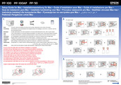 Epson PP-100 Installationsanleitung