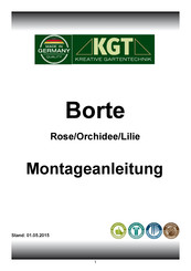 KGT Orchidee Montageanleitung