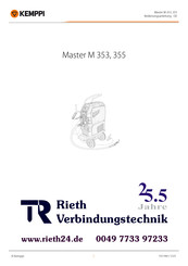 Kemppi Master M 353 Bedienungsanleitung
