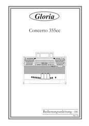 Gloria Concerto 355cc Bedienungsanleitung