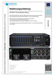 Phoenix Power Voice PV-DSP-1D.9.4 Bedienungsanleitung