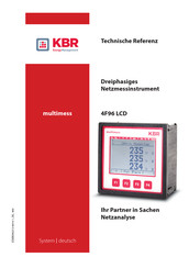 Kbr multimess 4F96 LCD Technische Referenz