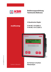 KBR multicomp F144-NC-1V1C6DO-2 Bedienungsanleitung
