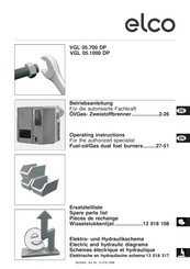 elco VGL 05.1000 DP Betriebsanleitung