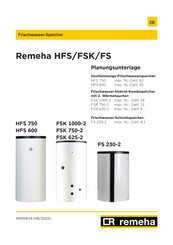 REMEHA FSK 750-2 Planungsunterlage