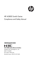 HP H3C A5800 Switch Serie Compliance- Und Sicherheitshandbuch