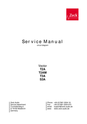 Zeck Vector T2AM Serviceanleitung