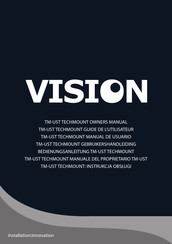 Vision TM-UST TECHMOUNT Bedienungsanleitung