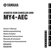 Yamaha MY4-AEC Bedienungsanleitung