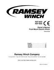 Ramsey Winch REP 9000 Betriebshandbuch
