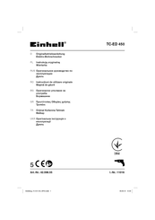 EINHELL TC-ED 450 Originalbetriebsanleitung