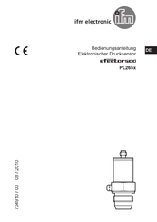 IFM Electronic Efector500 PL265 Serie Bedienungsanleitung