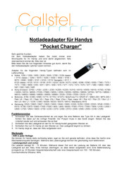 Callstel Pocket Charger Bedienungsanleitung