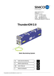 ITW Simco-Ion ThunderION 2.0 Bedienungsanleitung