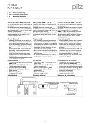 Pilz PSEN 1.1a/b-22 Betriebsanleitung