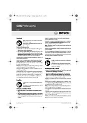 Bosch gbg 8 Bedienungsanleitung