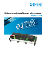E-T-A SVS16-EC Serie Bedienungsanleitung