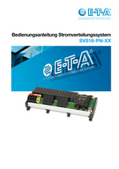 E-T-A SVS16-PN Serie Bedienungsanleitung