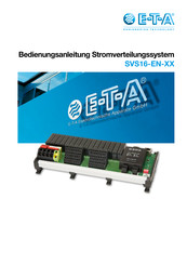 E-T-A SVS16-EN Serie Bedienungsanleitung