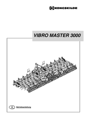 Kongskilde VIBRO MASTER 3000 Betriebsanleitung