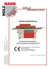 HOLZMANN-MASCHINEN KAM115E Bedienungsanleitung