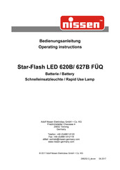 Nissen Star-Flash LED 620B FUQ Bedienungsanleitung