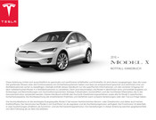 Tesla MODEL X 2016 Notfall-Handbuch
