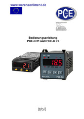 PCE Instruments PCE-C 91 Bedienungsanleitung