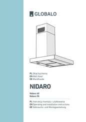 GLOBALO Nidaro 90 Gebrauchs- Und Montageanleitung
