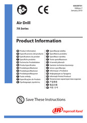 Ingersoll-Rand 7A Serie Technische Produktdaten