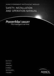 AVANCIS PowerMax SMART Installationsanleitung