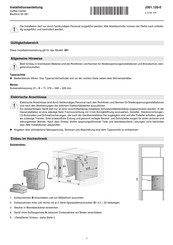 V-ZUG 55-381 Installationsanleitung