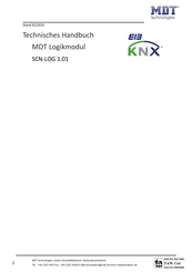 MDT Technologies SCN-LOG 1.01 Technisches Handbuch