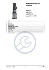 Grundfos CRI 3 Serviceanleitung
