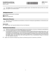 V-ZUG 693 Installationsanleitung