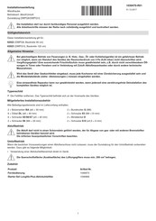 V-ZUG Premira DWPQ9 Installationsanleitung