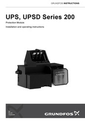 Grundfos UPSD 200 Serie Montage- Und Betriebsanleitung