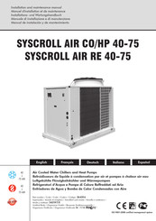 SystemAir SYSCROLL AIR RE 65 Installations- Und Wartungshandbuch