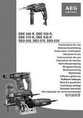 AEG SBE 570 R Gebrauchsanleitung