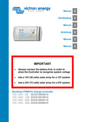 Victron energy BlueSolar PWM-Pro SCC010020110 Anleitung