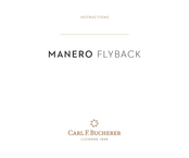Carl F. Bucherer MANERO FLYBACK Bedienungsanleitung