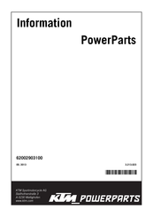 Ktm Power Parts 62002903100 Information