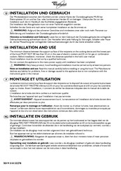 Whirlpool AKR 799 IX Installation Und Gebrauch