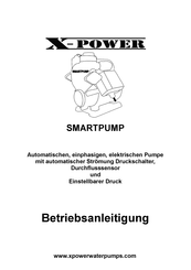 X-POWER SMARTPUMP 750 Betriebsanleitung