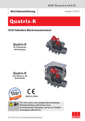 ACO Haustechnik Quatrix-K Betriebsanleitung